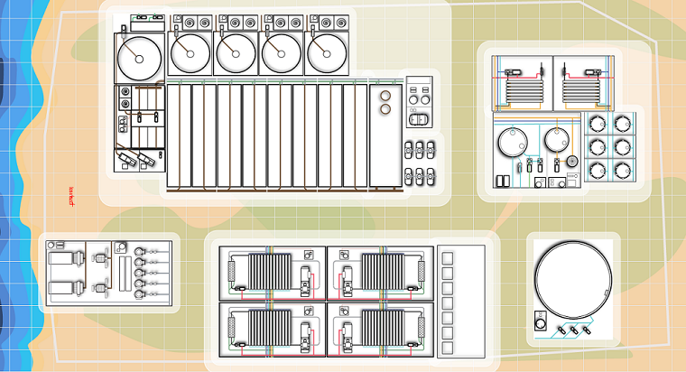 auto-generated plant layout